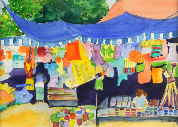 MARKET DAY
Watercolor
17.5" h x 21" w Framed
Sold