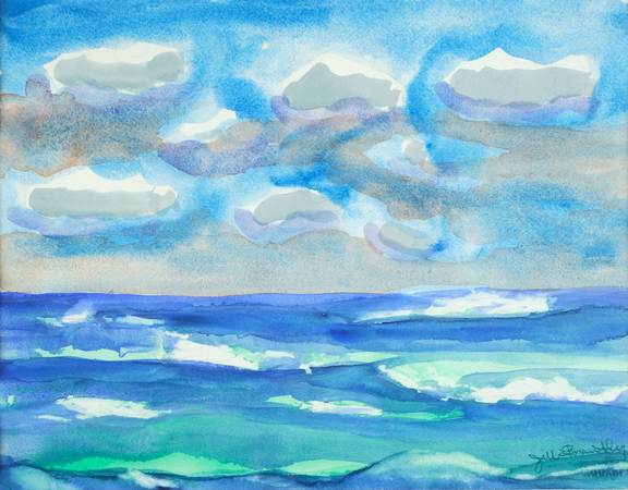 BAHAMA BLUES
Watercolor
18.5" h x 22.5" w Framed